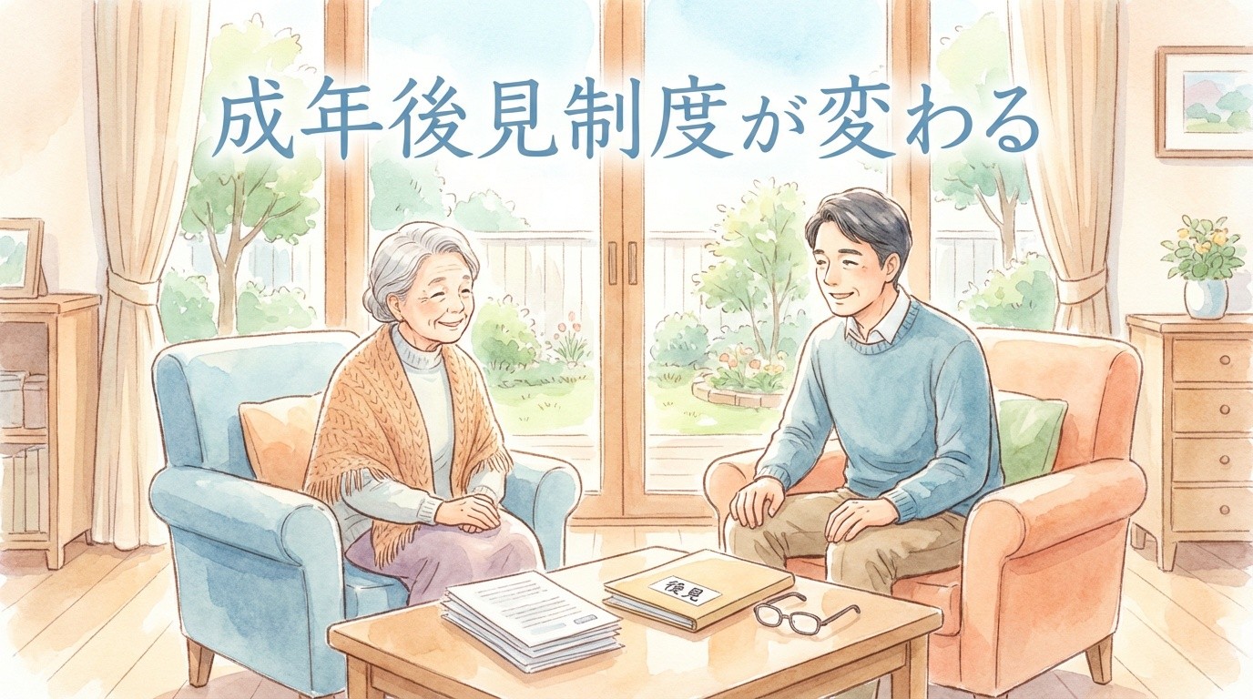 【2026年最新】成年後見制度が大改正!「終身制廃止」で何が変わる?後見を考えている方が知っておくべき5つのポイント